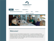 Tablet Screenshot of capecommunityservices.org